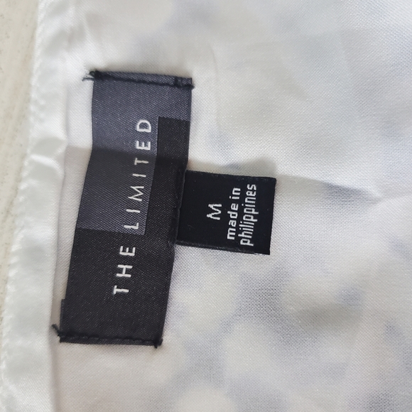 The Limited Blue and White Spaghetti Strap Tank Top - Picture 6 of 6